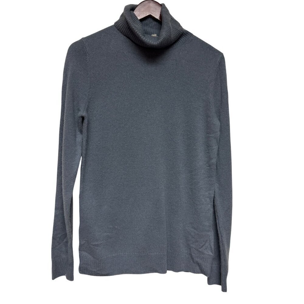 AG Adriano Goldschmied Women's Sweater Turtleneck Grey Soft Pull Over Small